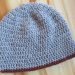 Seamless Crocheted Helmet Hat