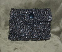 Using VHS tape to crochet an evening bag vhs-purse.JPG