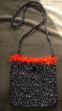Sling Bag with Fur