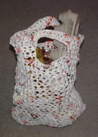 Large Plastic Market Bag MarketFilled