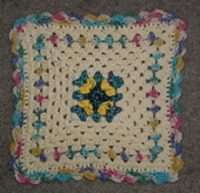 Motif Pot Scrubber Dishcloth Motif Dishcloth 3