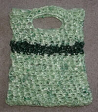 Green Tote for Earth Day Greenie Tote