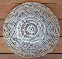 Recycled Round Plarn Rug round plarn rug