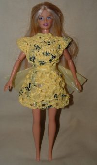 Yellow Barbie Plarn Dress yellow-barbie-dress