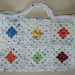 Recycled Plastic Motif Granny Bag