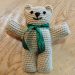 March Crocheted Teddy Bear